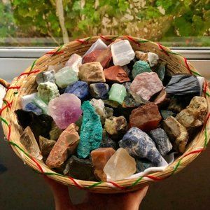 ☽ Huge Lot of 4 LB Garden Fairy Crystal Lot Mix ☾